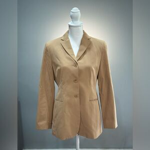 Tan Valerie Stevens Jacket Size 8P EUC